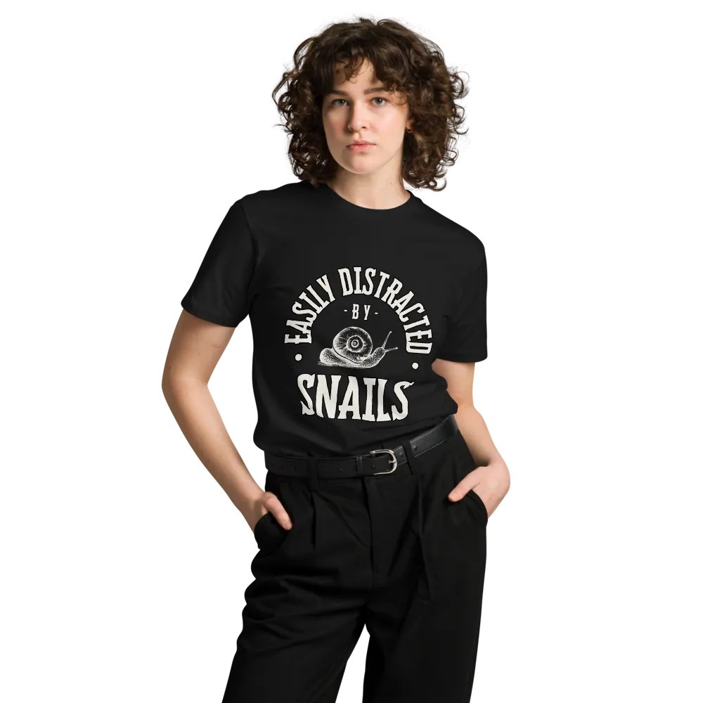 Easily Distracted by Snails - Unisex Premium T-Shirt product image (17)