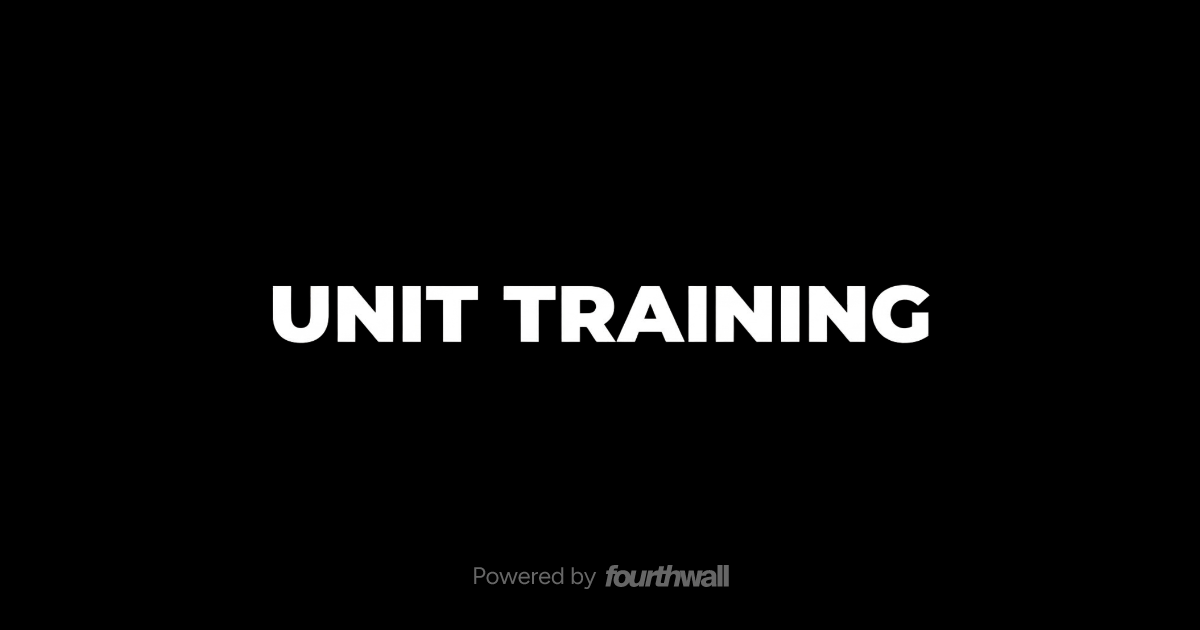 UNIT TRAINING