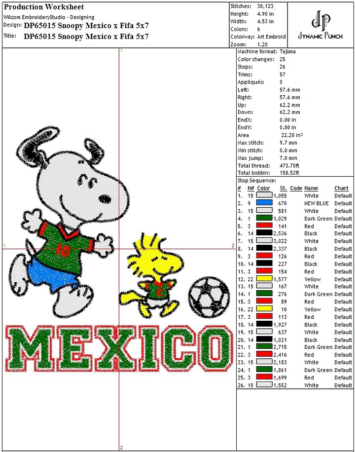 SNOOPY MEXICO X FIFA product image (2)