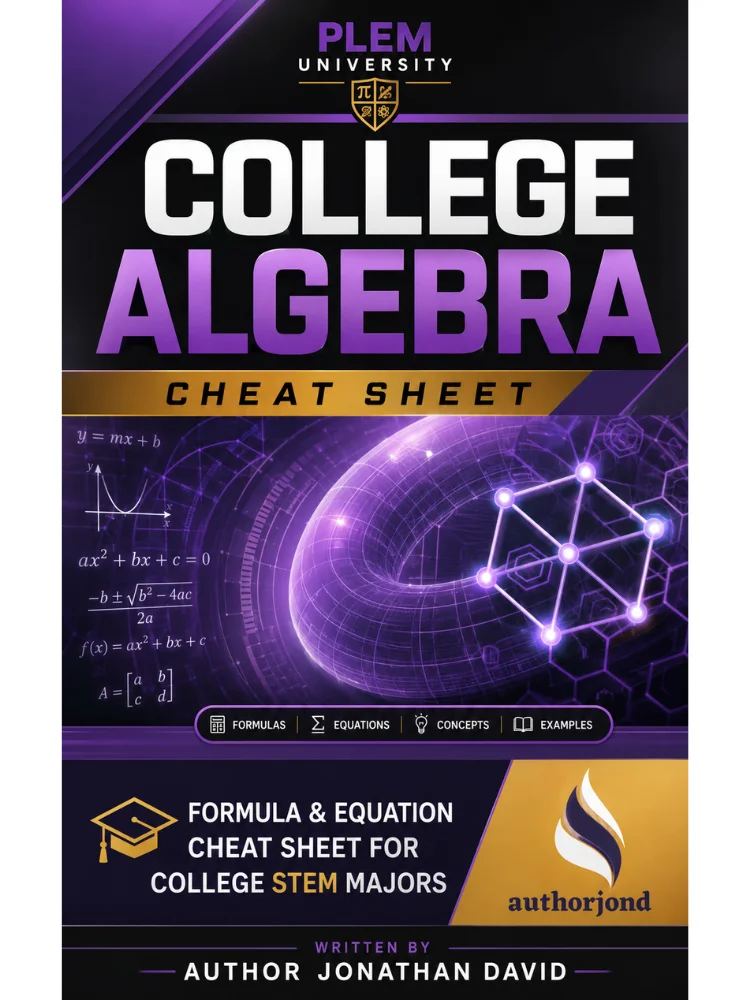 The Ultimate Cheat Sheet for STEM Majors | ALGEBRA product image (1)