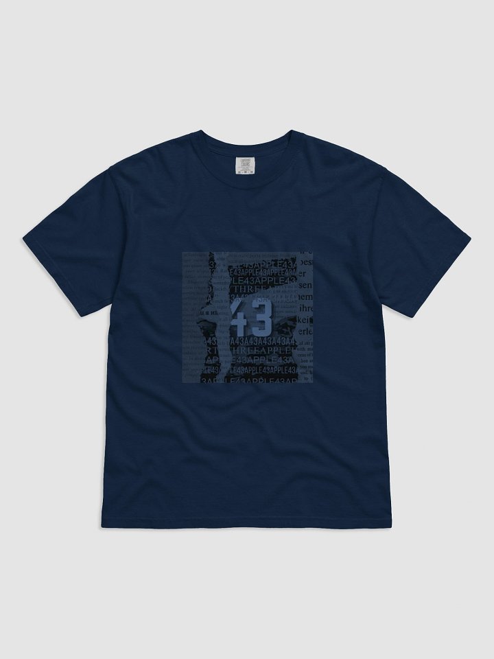 "43" Graphic T-Shirt (Navy Blue) product image (1)