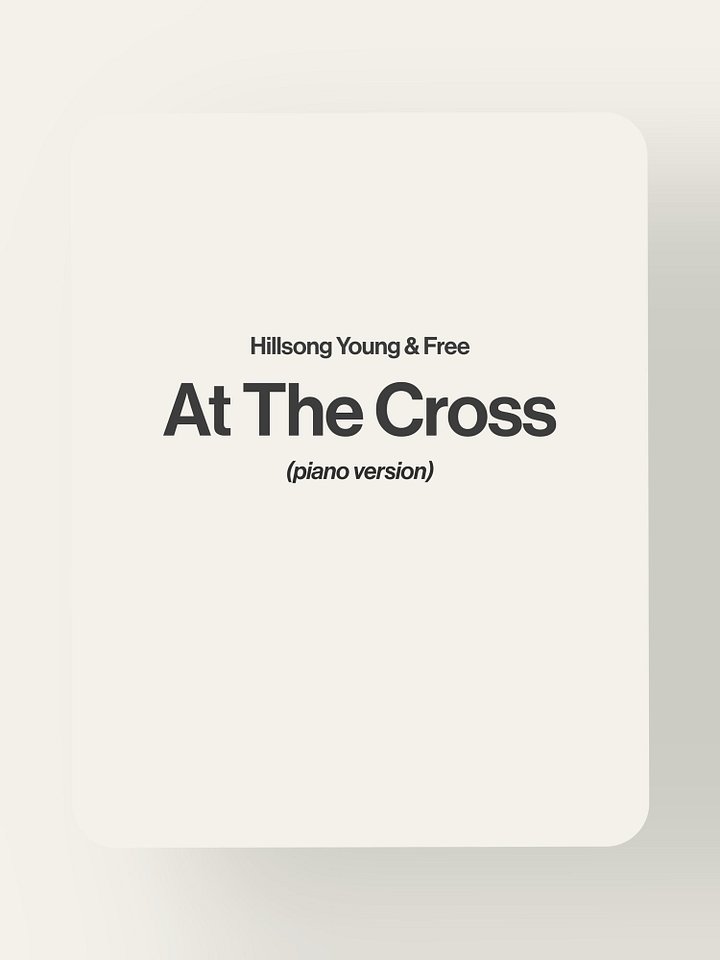 At The Cross - Hillsong Young & Free product image (1)