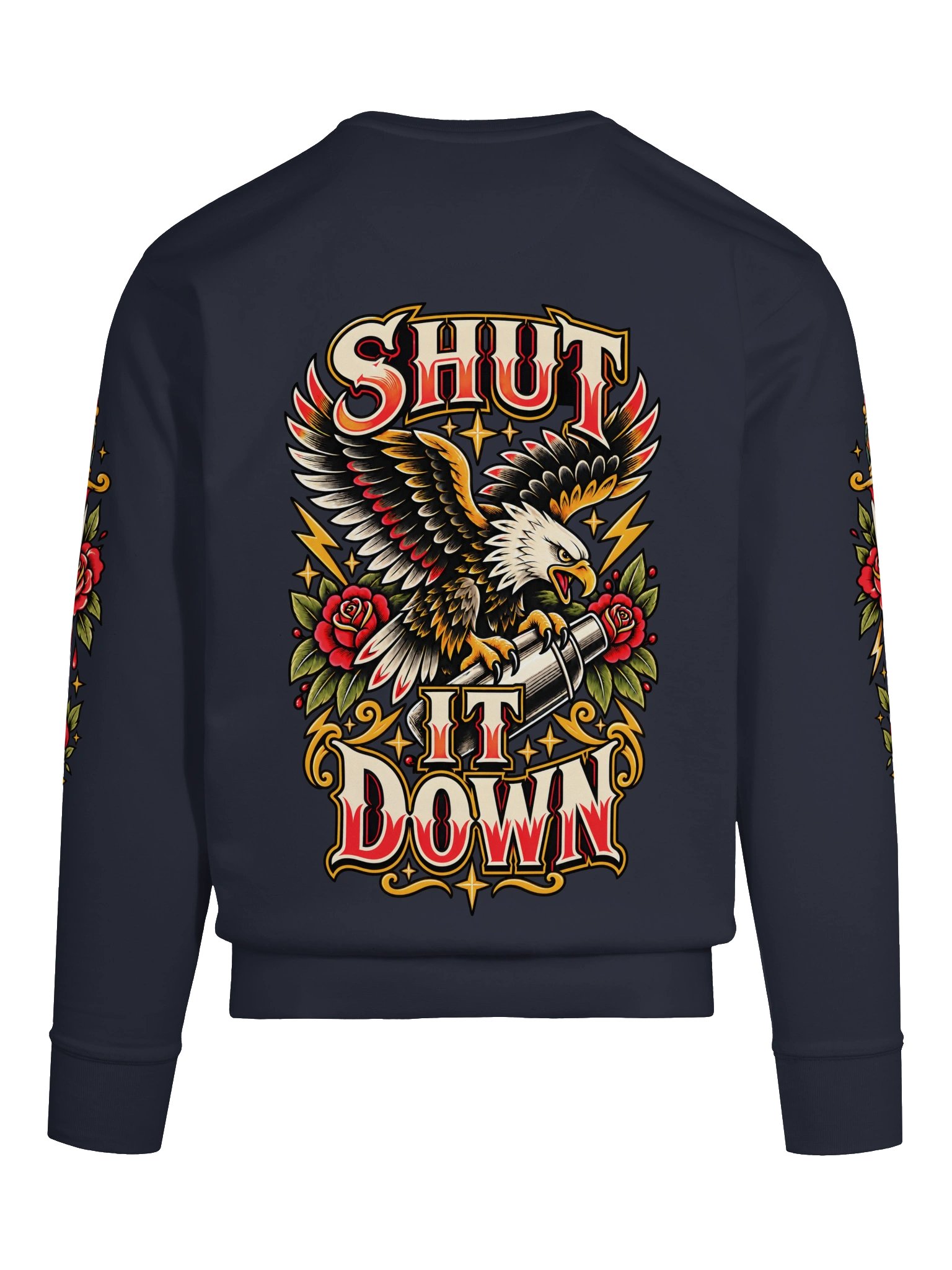 TAFFER Tatted Roses Classic Sweatshirt product image (24)