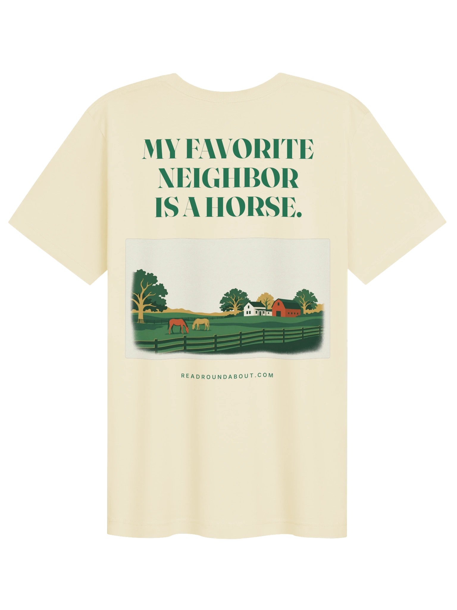 Favorite Neighbor Tee (Cream) product image (2)