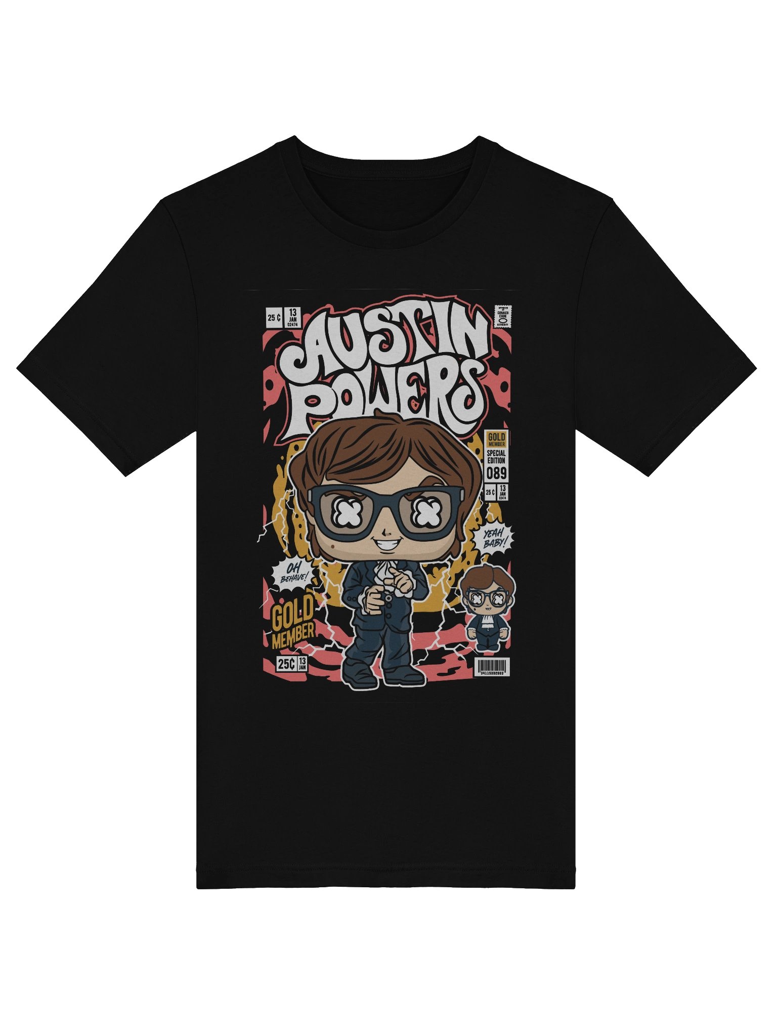 Groovy Austin Powers Cartoon Collectible T-Shirt product image (5)
