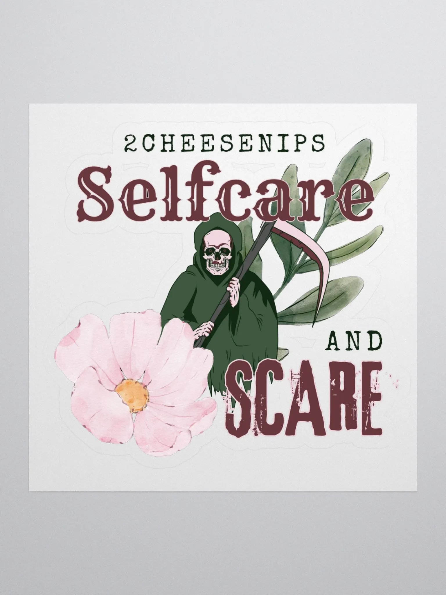 Selfcare & SCARE Sticker product image (1)
