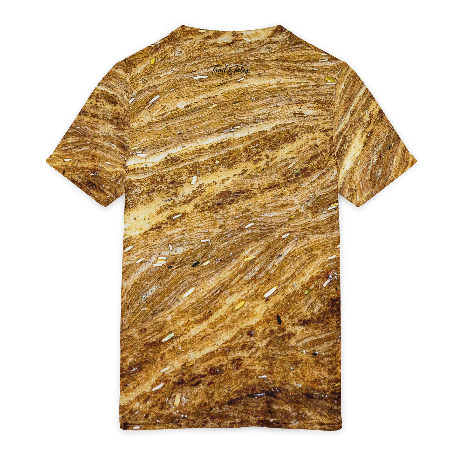 Golden Strata All-Over Print Youth Recycled Sports Jersey product image (2)