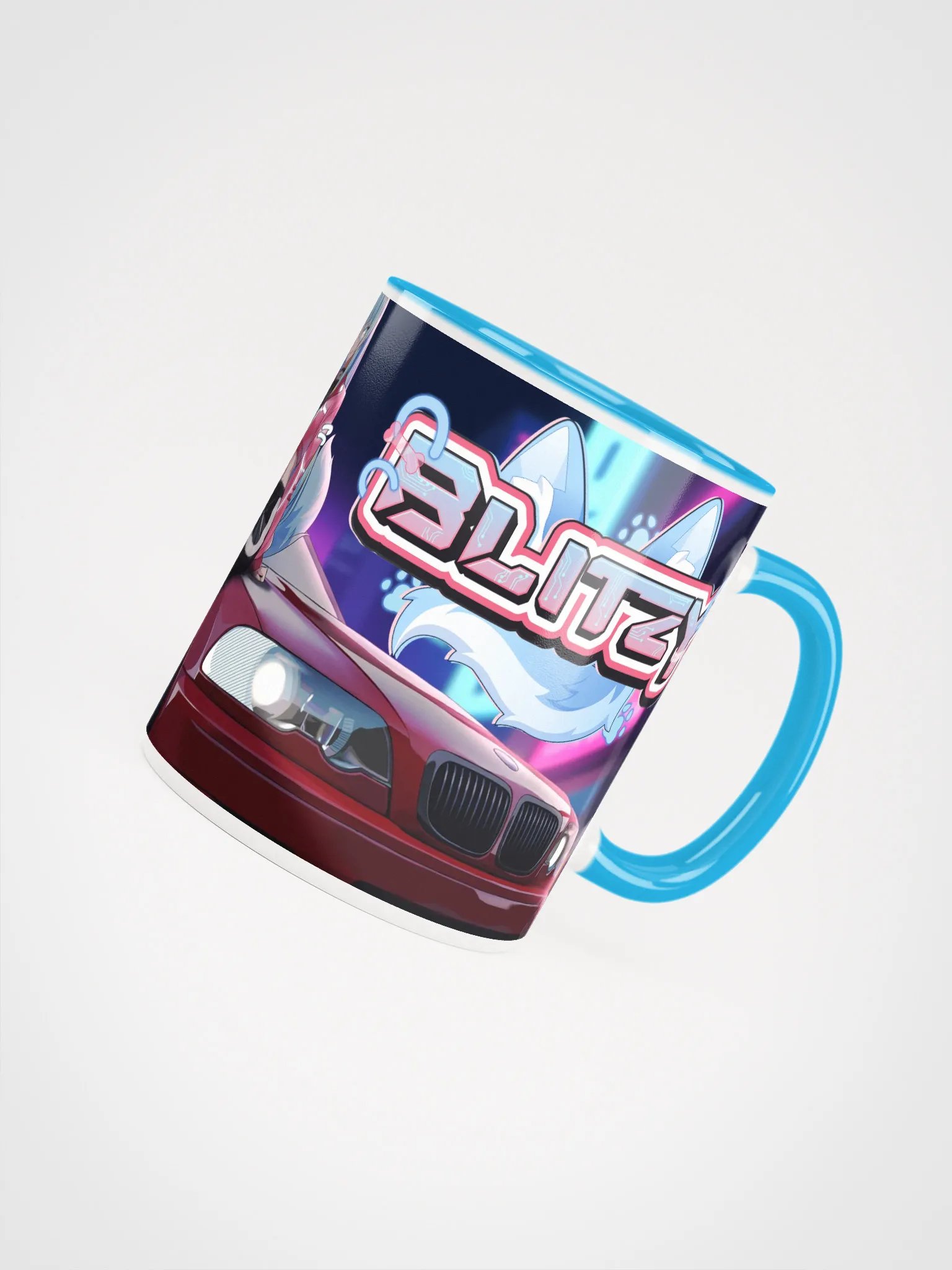 Blitzy car/logo mug product image (4)
