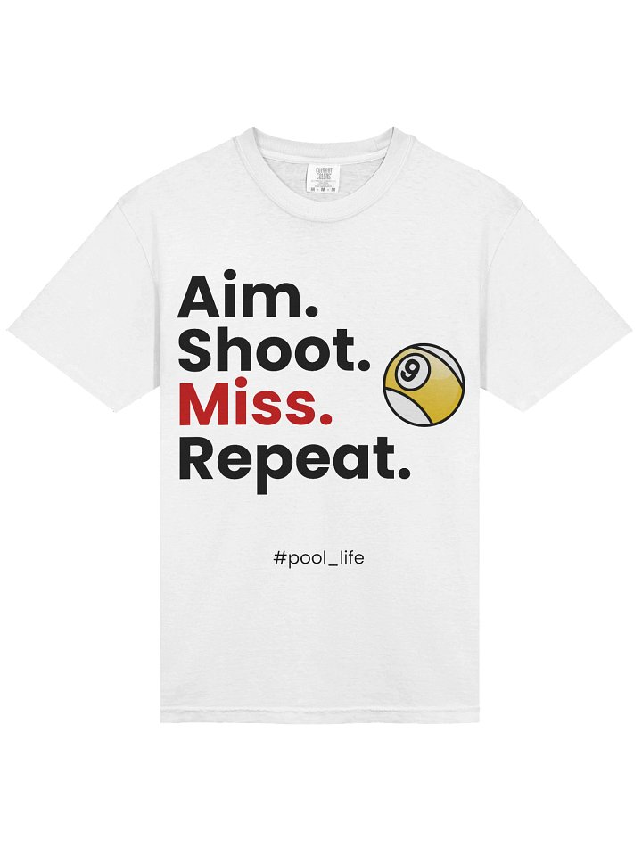 9-ball Pool Life T-shirt (White) product image (1)