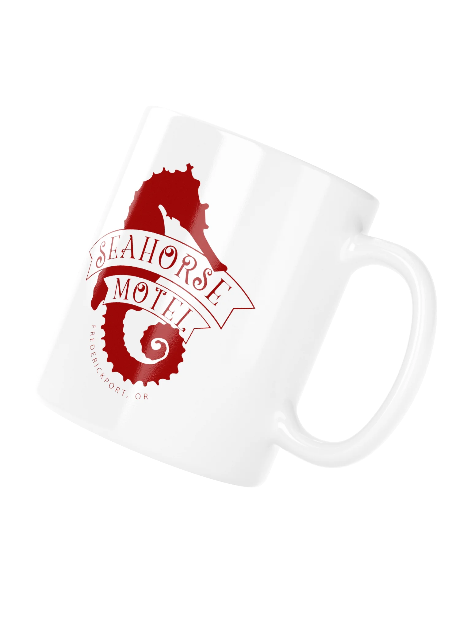 Seahorse Motel Red Coffee Mug product image (11)