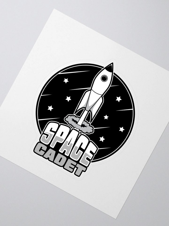 Space Cadet Retro Rocket Sticker product image (6)