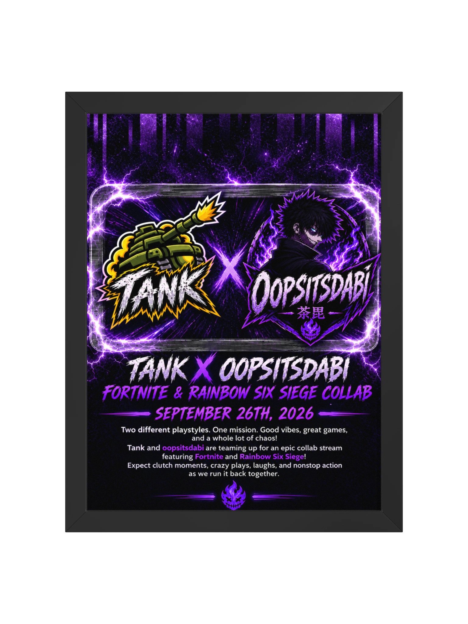Dabi/Tank Collab Plaque product image (1)