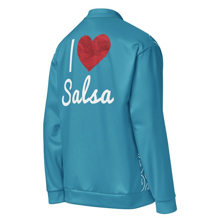 I Love Salsa - Chamarra Bomber Azul All-Over Print Blue product image (1)