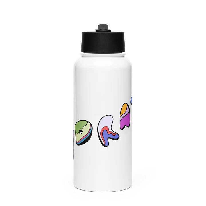 HYDRATE / Stainless Steel Water Bottle with a Straw Lid product image (2)