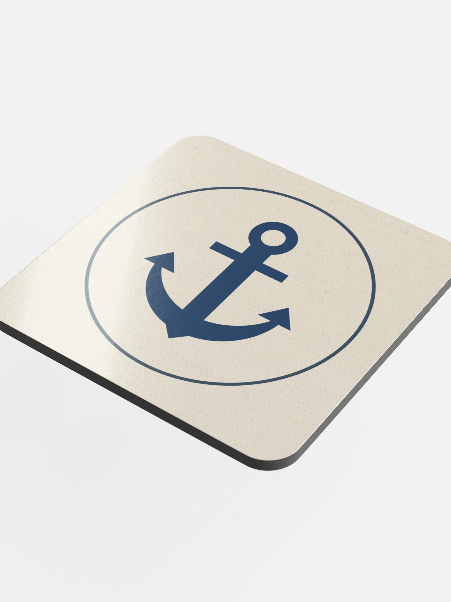 Minimalist Anchor Coaster, Coastal Home Decor, product image (4)