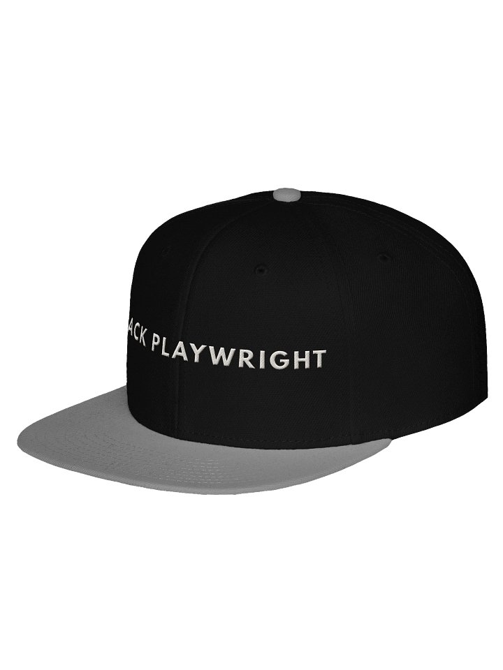 Black Playwright—Otto Wool Blend Snapback Cap product image (2)
