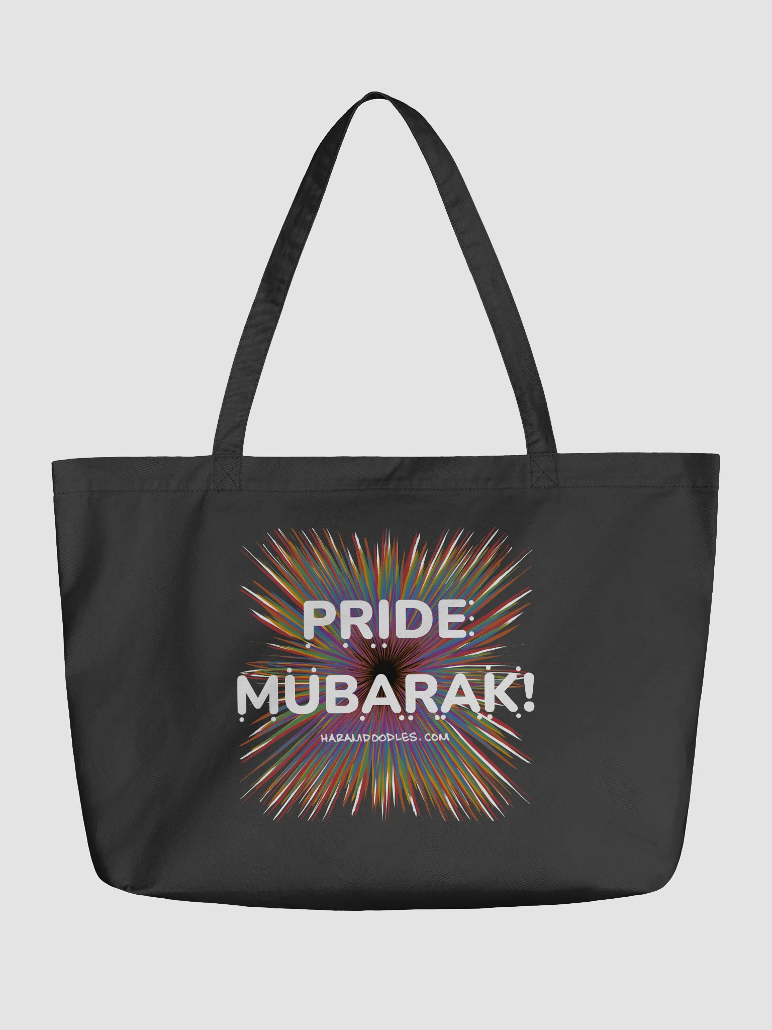 Pride Mubarak Cotton Tote Bag product image (1)