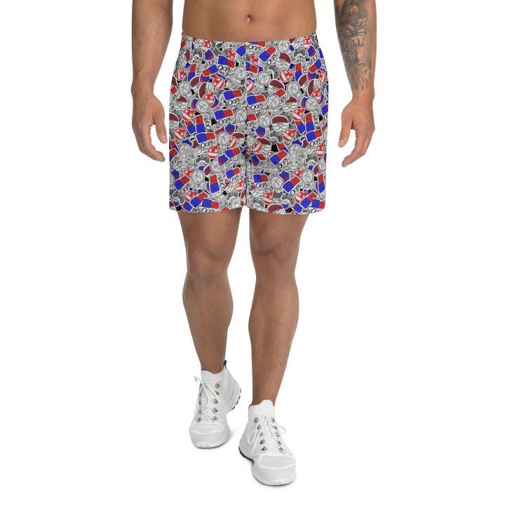 Sticker-Bomb Athletic Shorts product image (1)