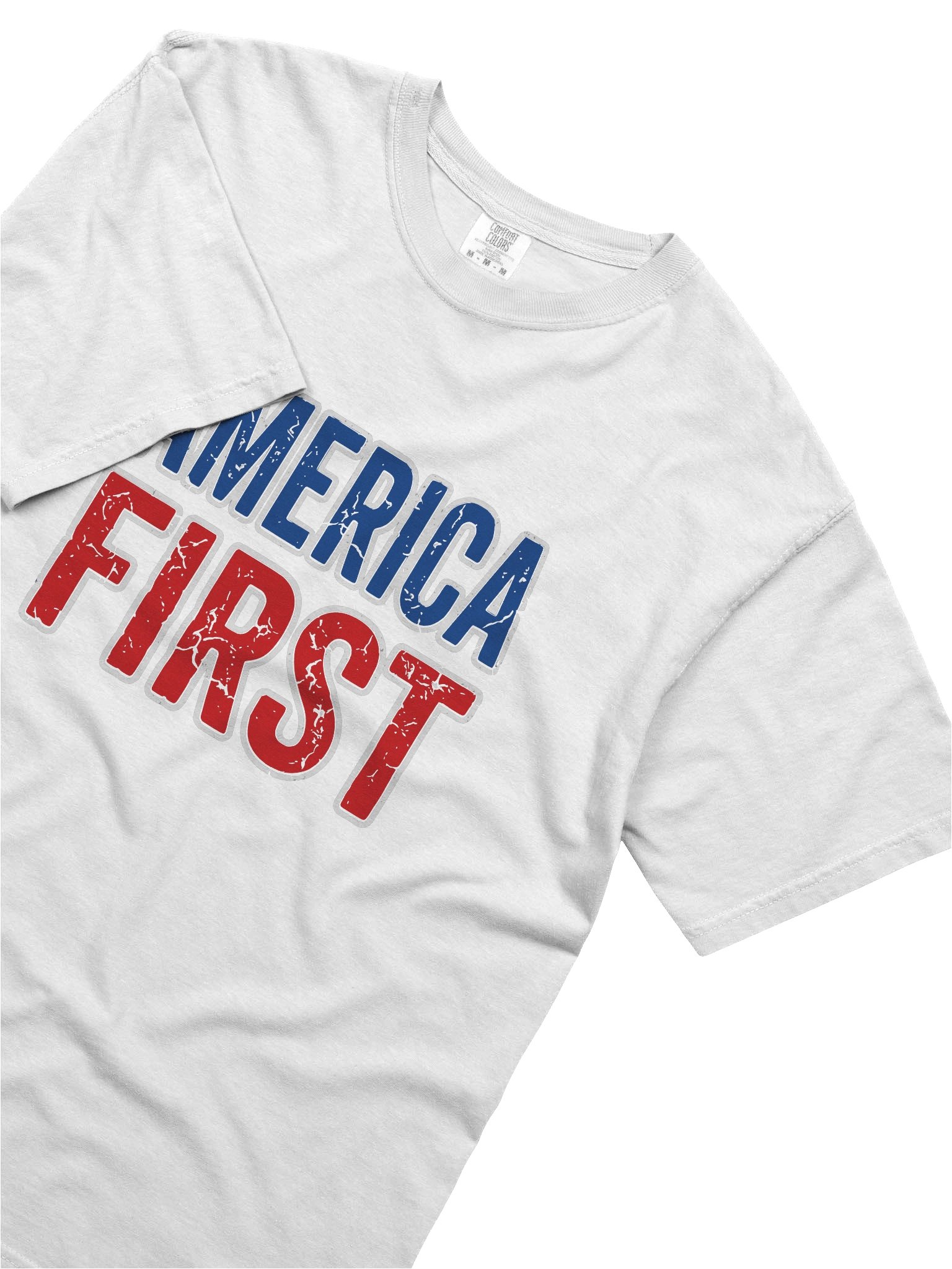 America First - Bold Patriotic T-Shirt | Red White & Blue product image (15)