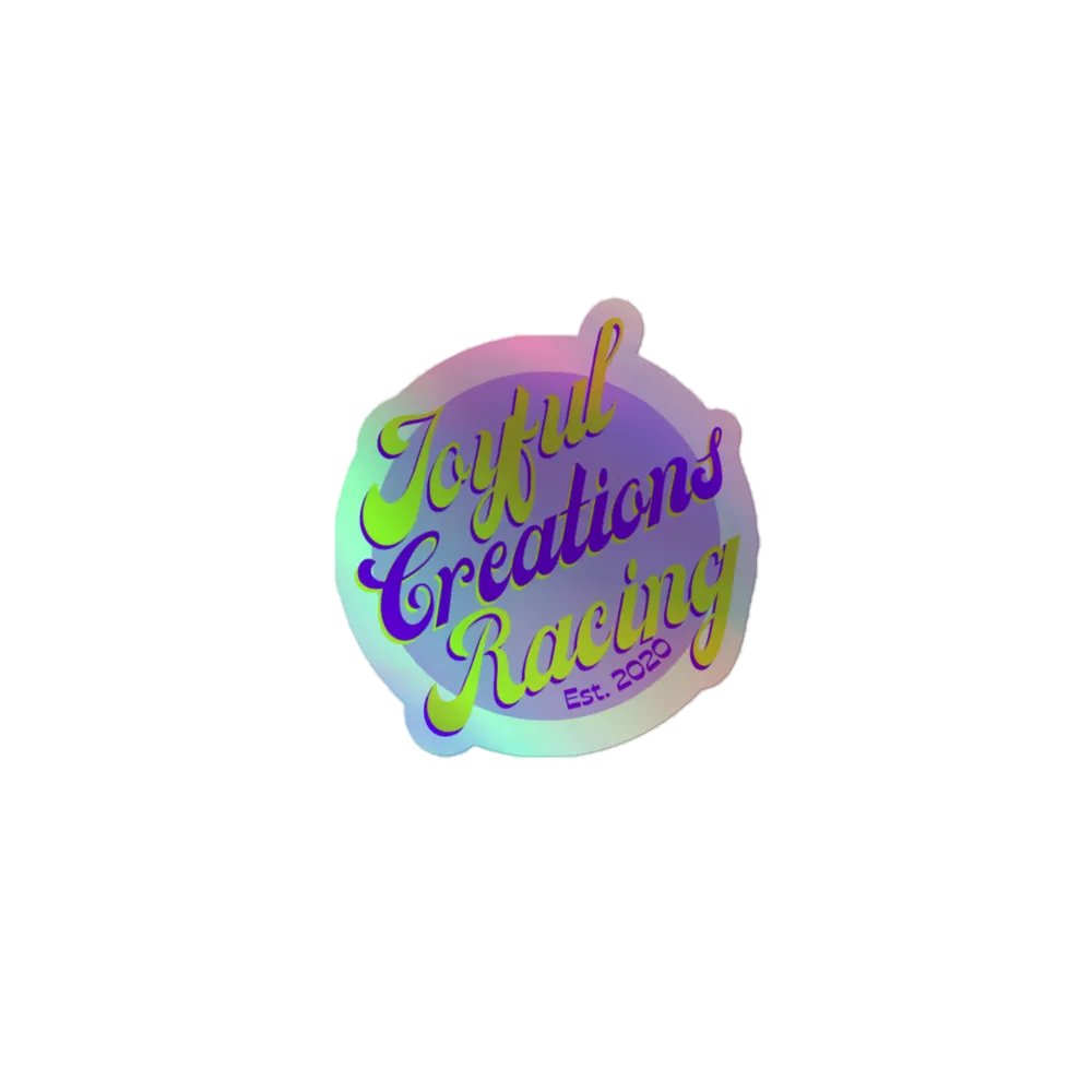 Joyful Creations Racing Sticker product image (1)