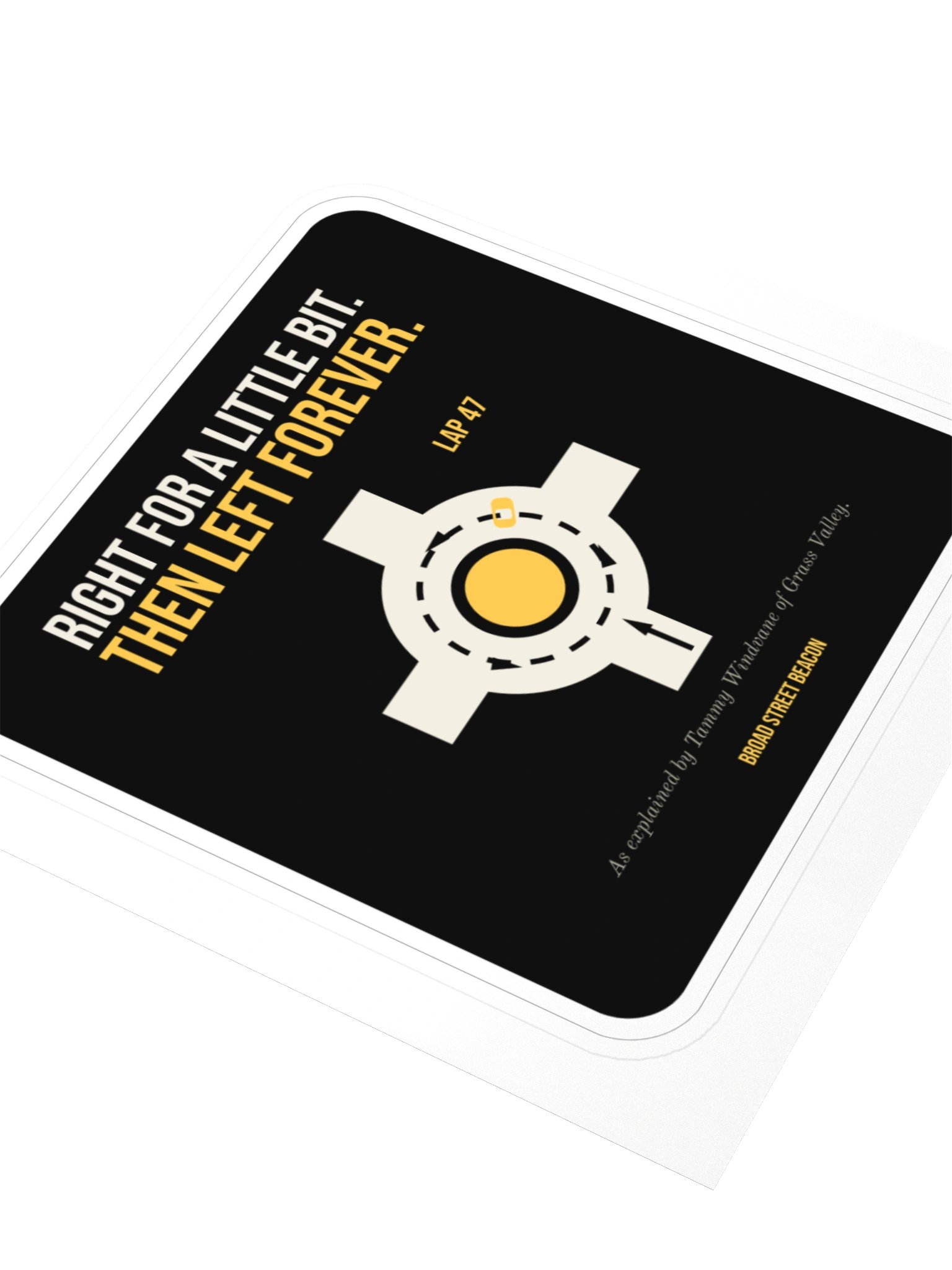 Right for a Little Bit, Then Left Forever Sticker product image (3)