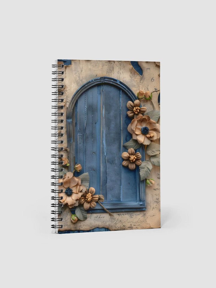 Whimsical Dahlia Door Spiral Notebook product image (1)