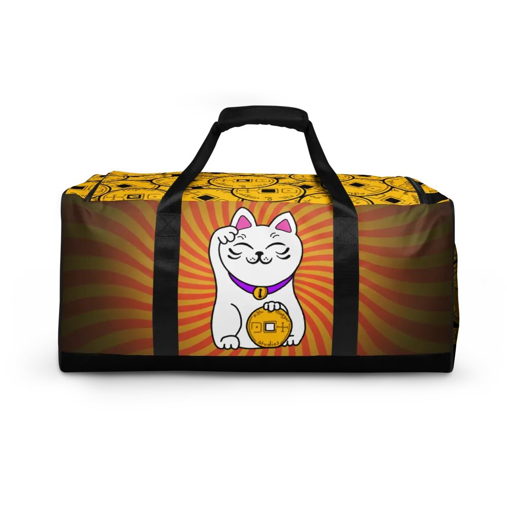 Maneki neko duffle bag product image (4)