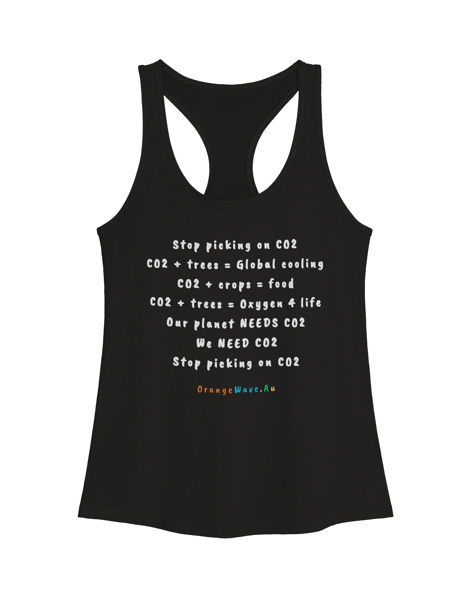 Stop Picking on CO2 Racerback Tank product image (2)