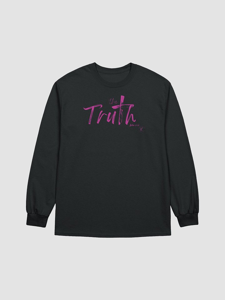 The Truth black long-sleve t-shirt product image (1)