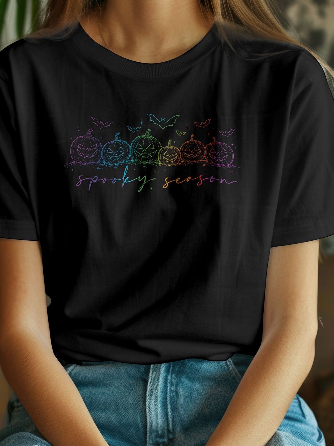 Spooky Season Pumpkins — The Spooky Side Tee product image (3)