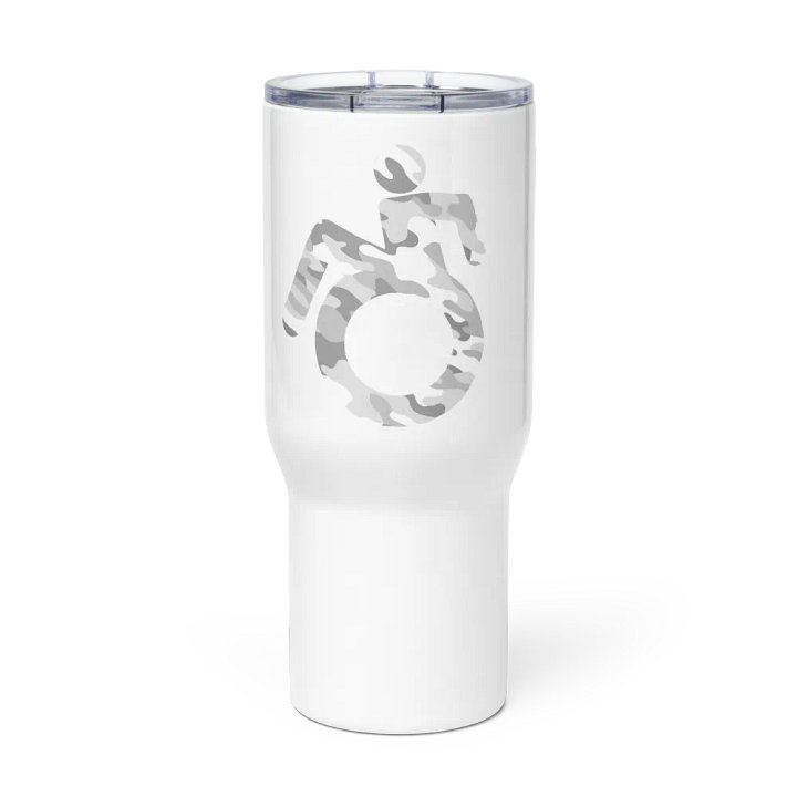 Wheelie, Cold Weather Camo Handled Travel Mug product image (1)
