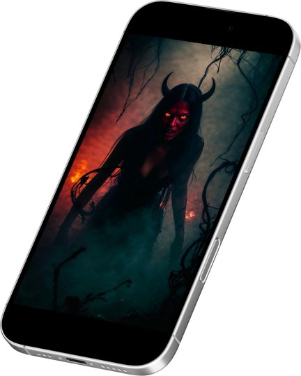 Infernal Gaze Phone Wallpaper product image (1)