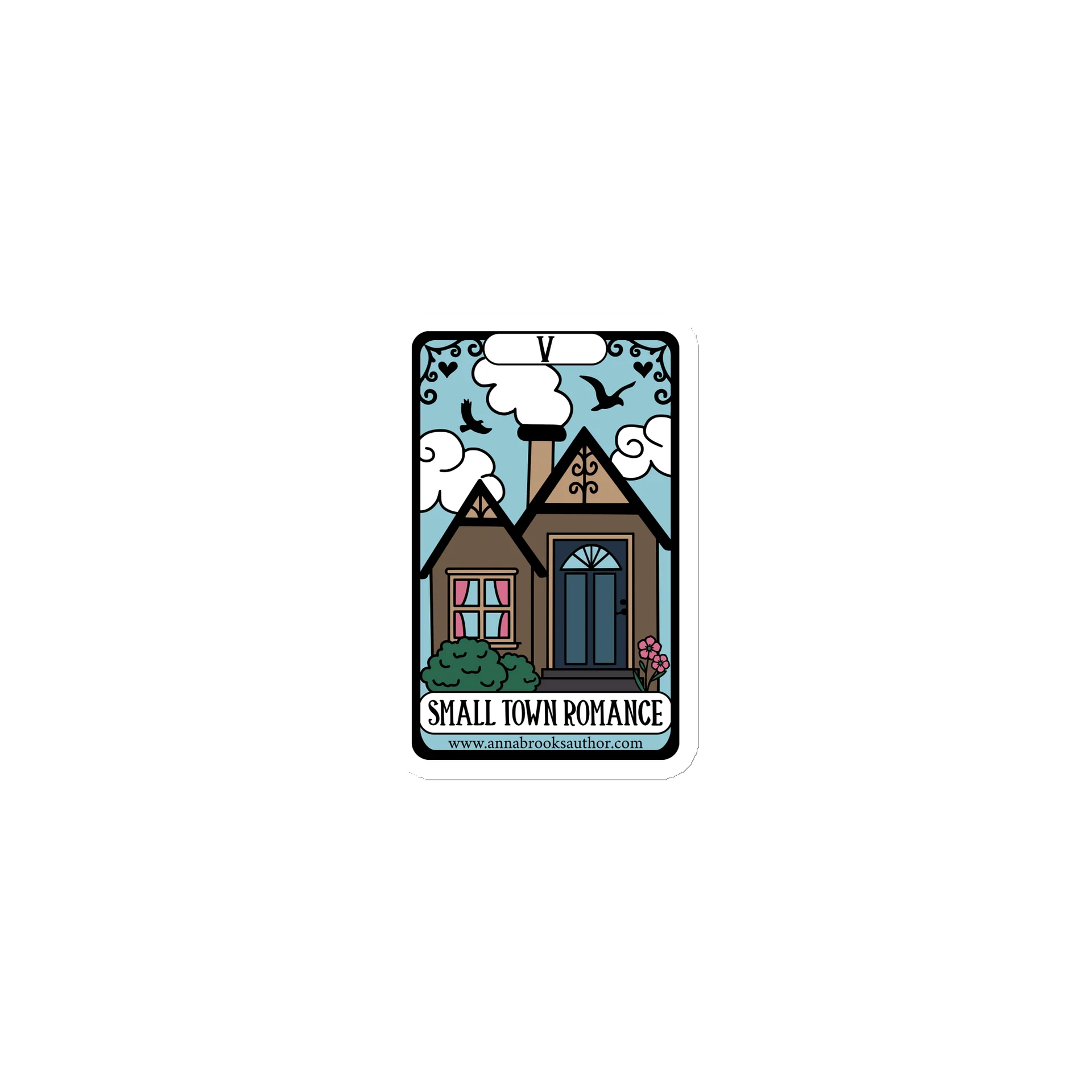 Small Town Romance Tarot Magnet product image (1)