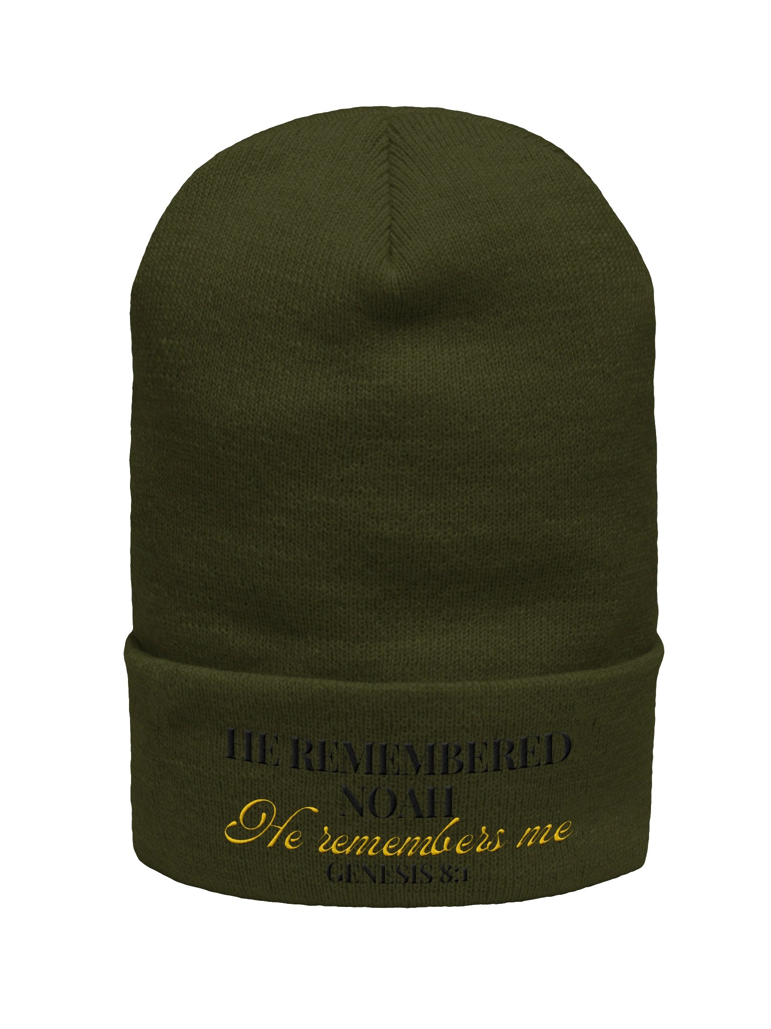 He Remembered Noah-He Remembers Me Embroidered Beanie product image (1)