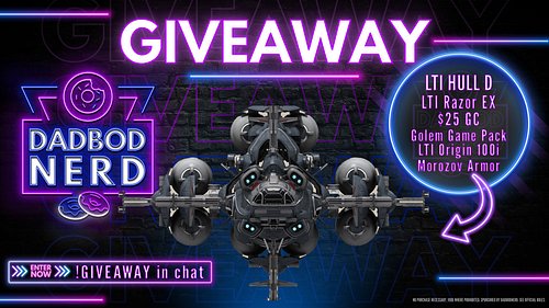 Guys! We are giving away a LTI HULL D along with many other prizes this month! Don't forget to stop by chat daily and !reward...