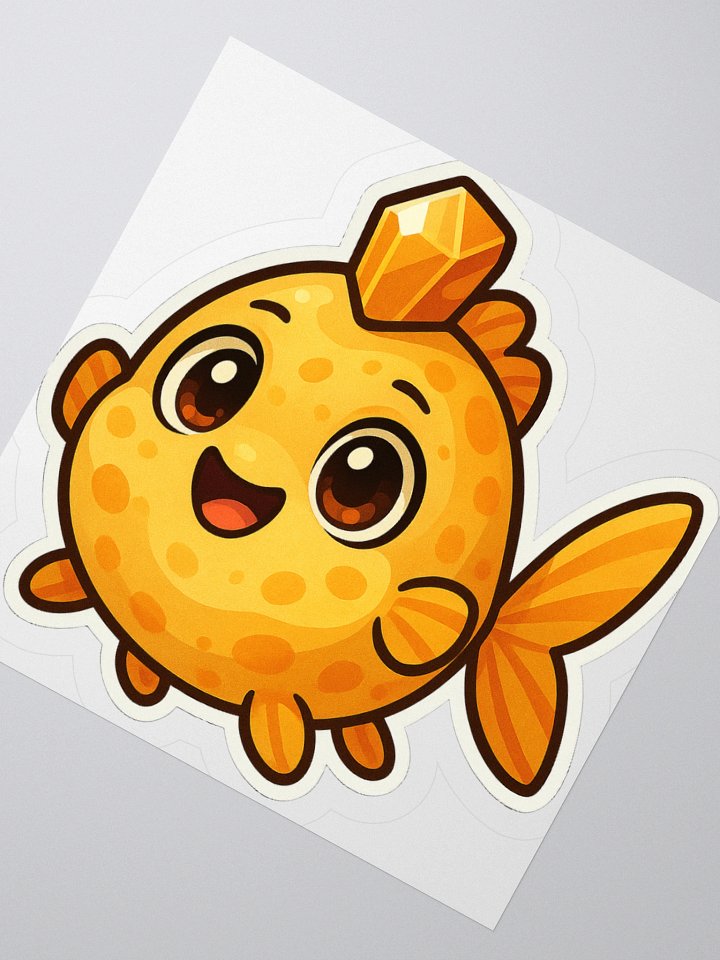 Citrine ( November) Fish Sticker product image (3)