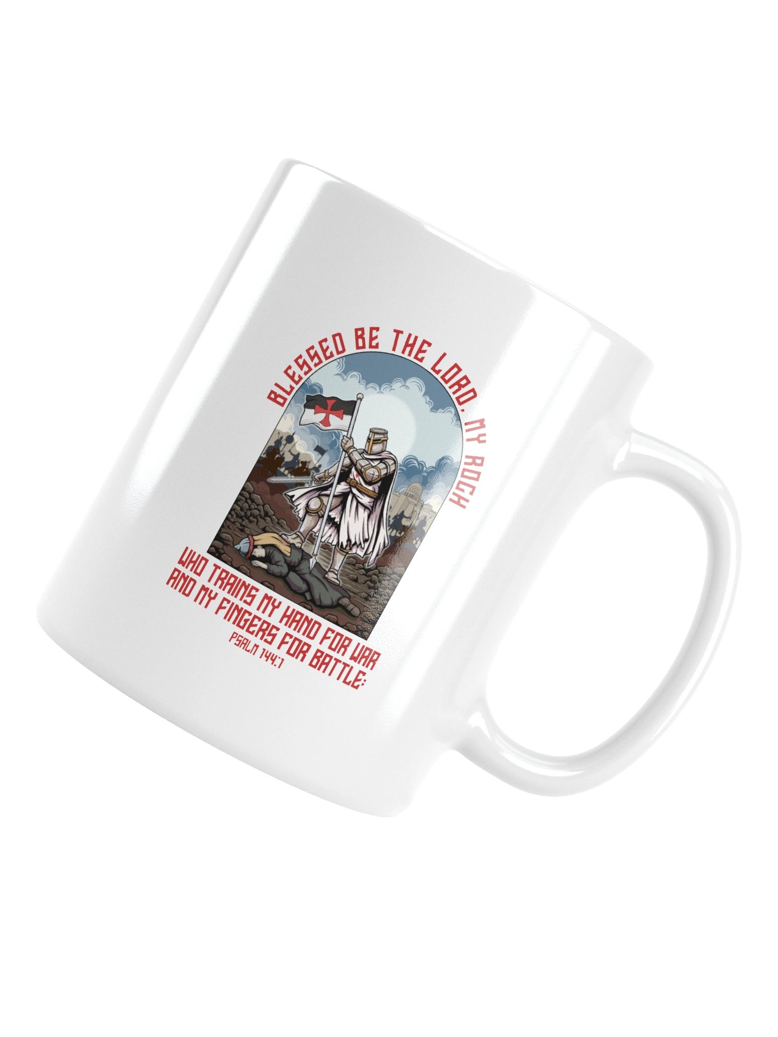 Crusader Gear - Mug (white v) product image (5)
