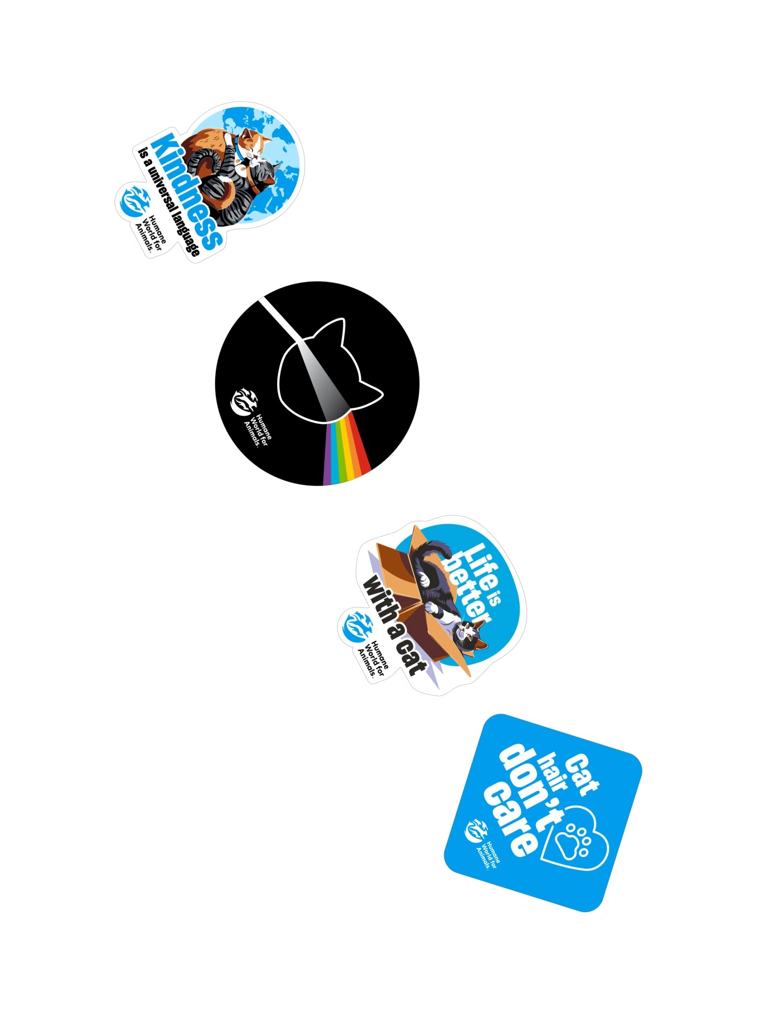 I love cats stickers – Set of 4 product image (7)