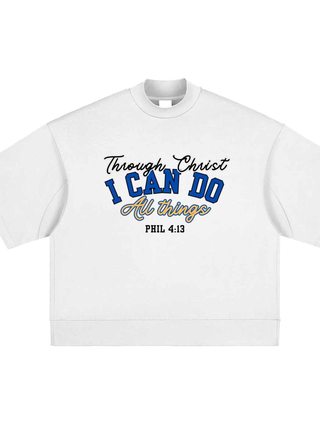 TC Mock Neck Phil 4:13 product image (2)