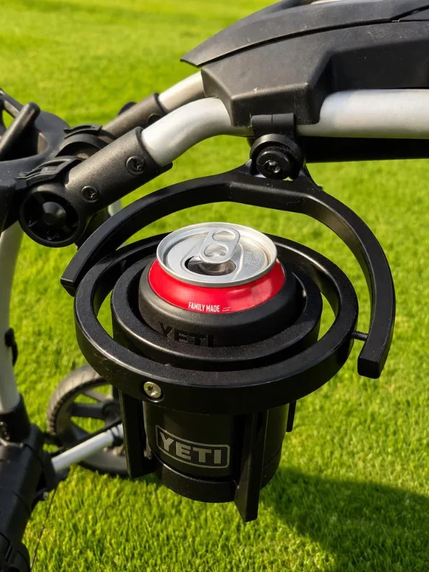 No Spill Cup Holder | Disc Golf Push Cart | Rovic product image (1)