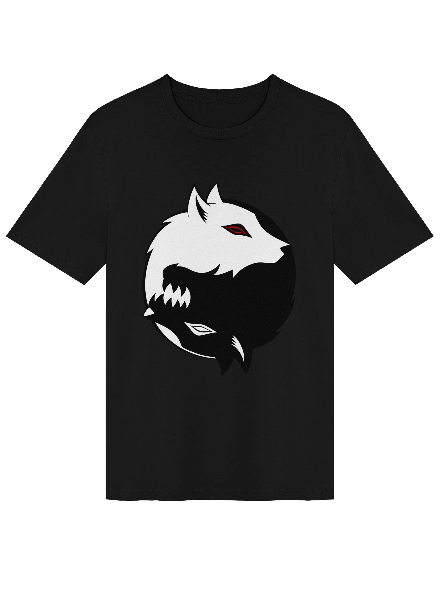 YingYang Wolf T-Shirt product image (1)