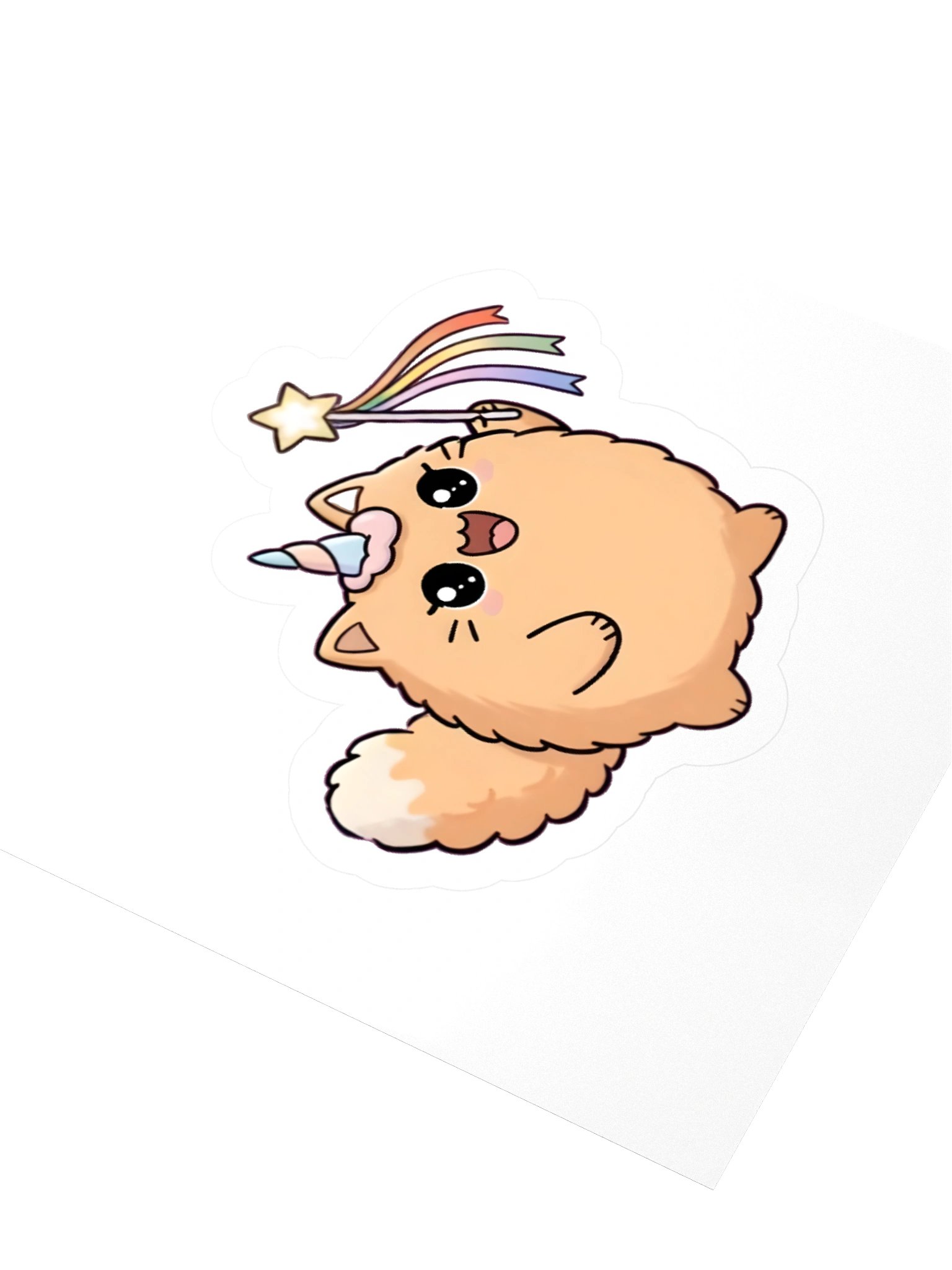 PeachFuzz Kitty Sticker product image (6)