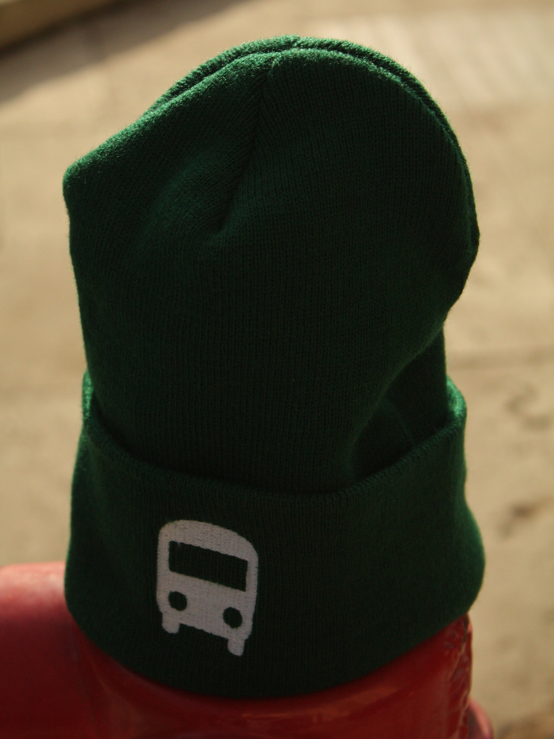White Bus Beanie product image (3)