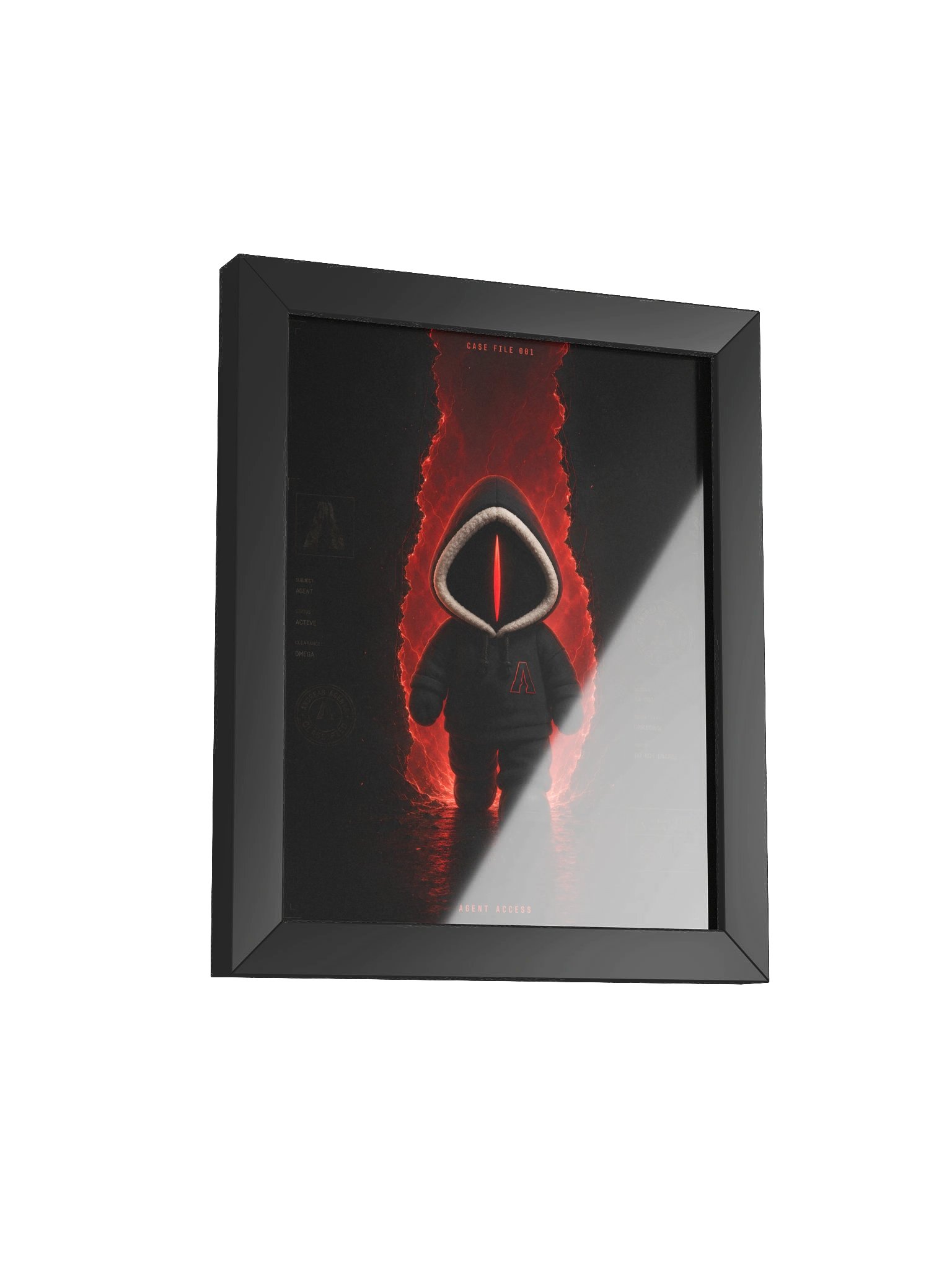 CASE FILE 001: AGENT ACCESS — Framed Print product image (5)