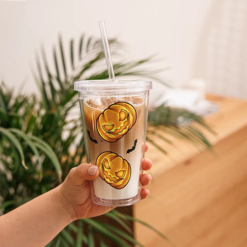 Halloween Cosmos Cat 16oz Tumbler product image (12)