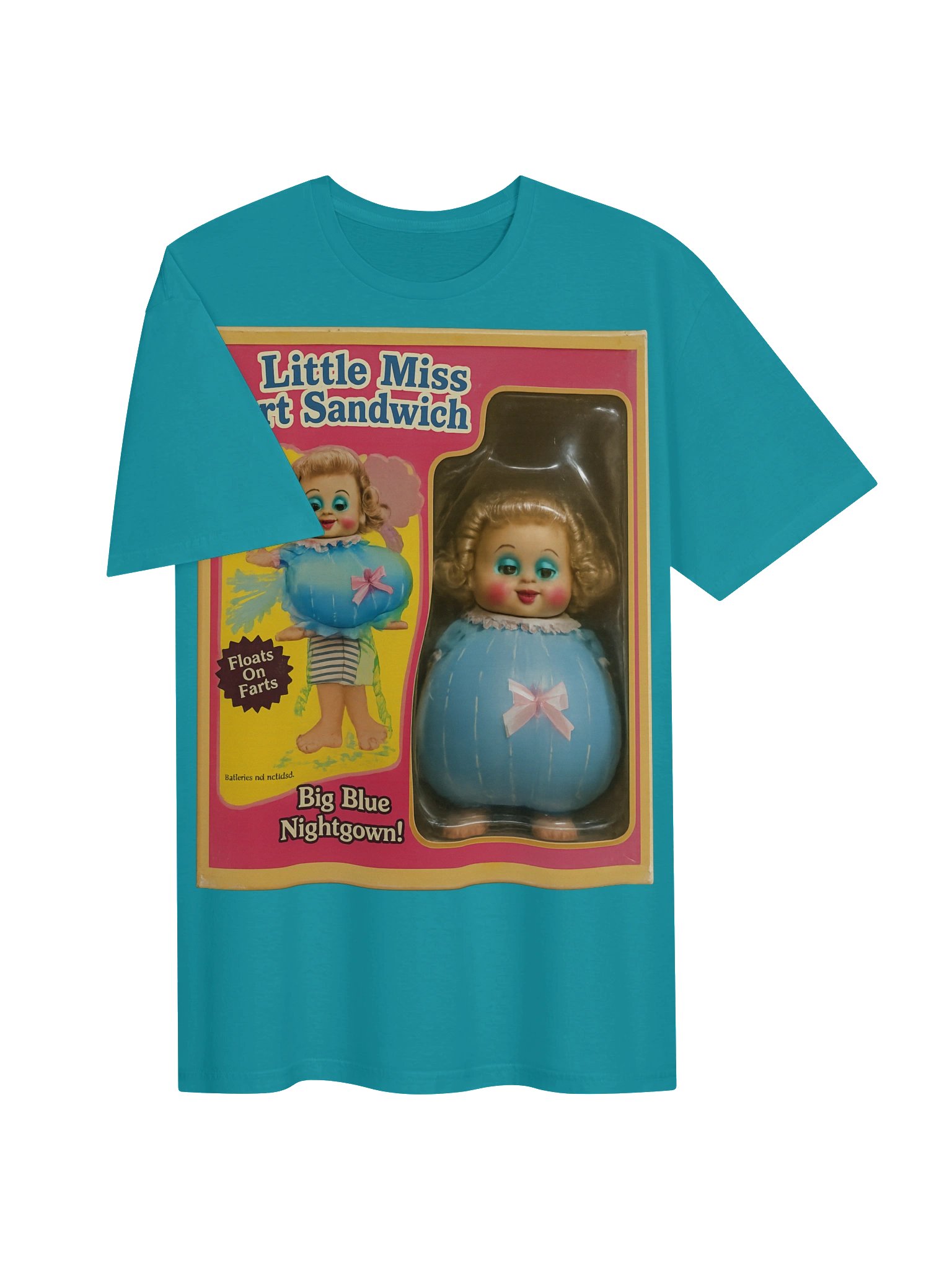 666 Toys | Little Miss Fart Sandwich | Gildan Unisex Softstyle T-Shirt product image (3)