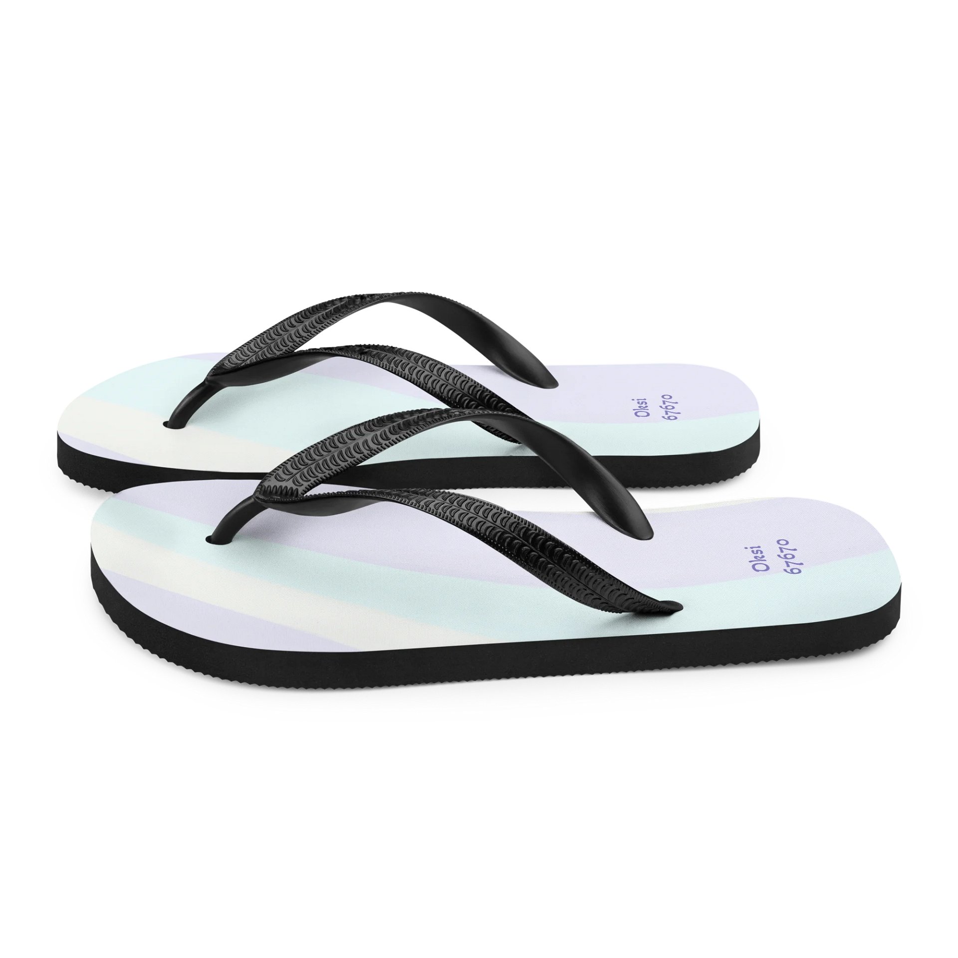 Pastel Wave Custom Flip-Flops product image (5)
