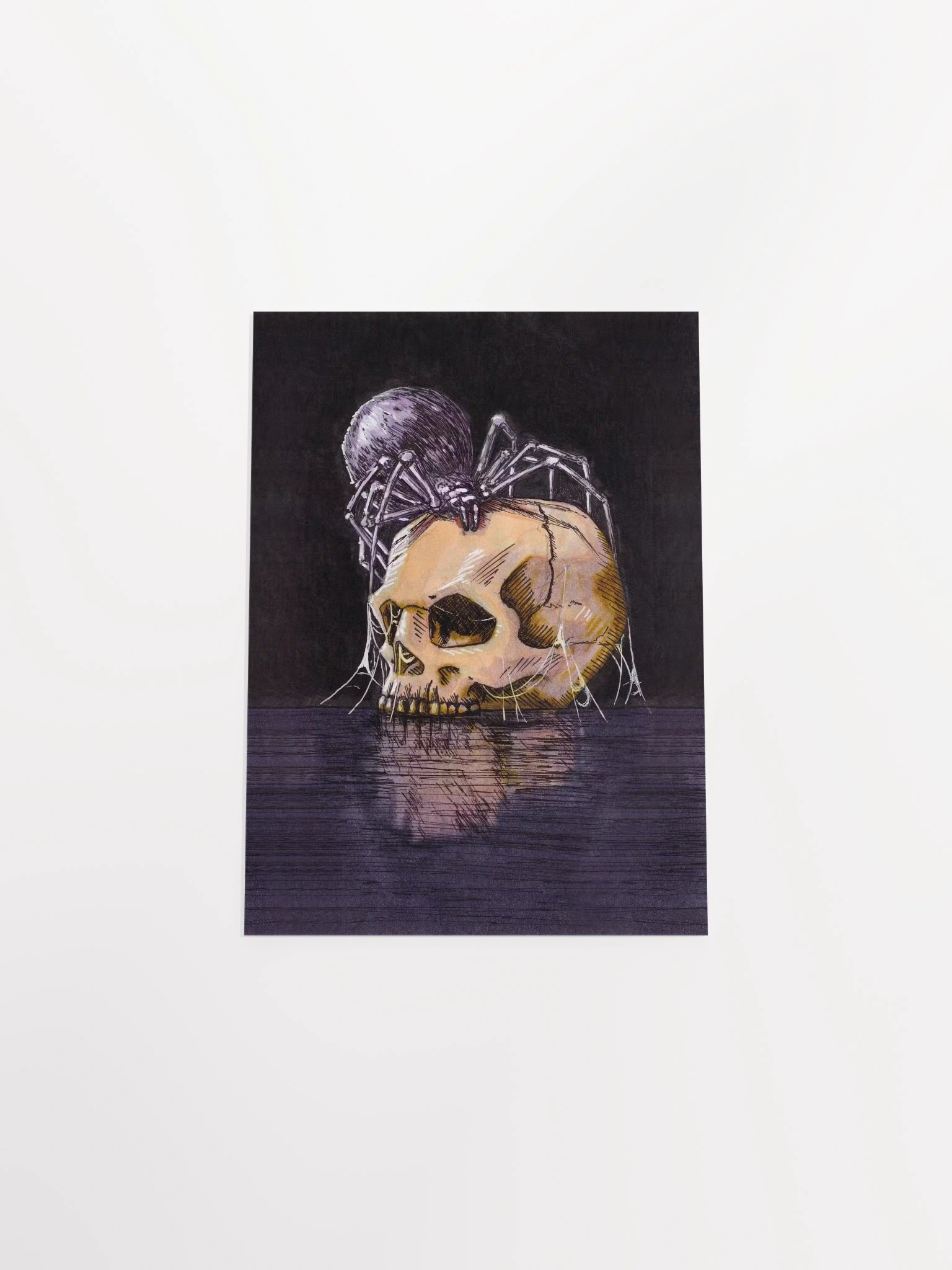 Spider on Skull Print product image (4)