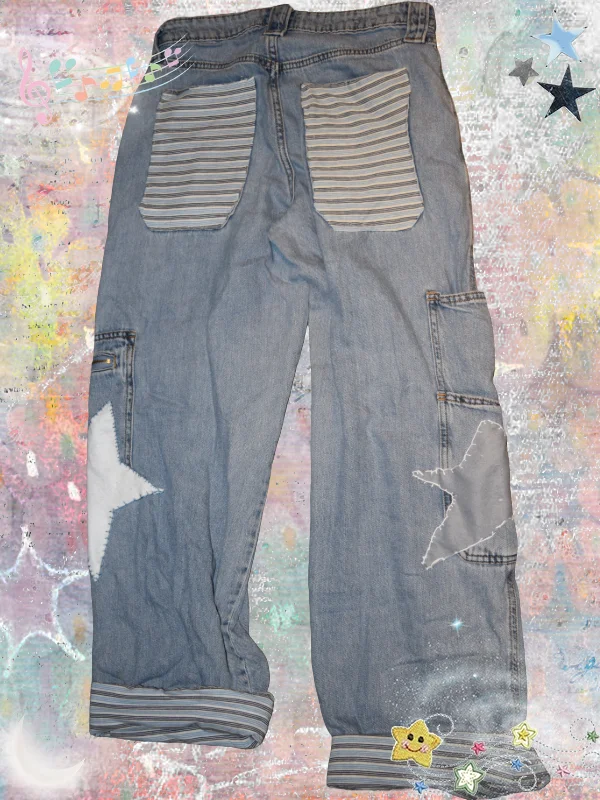 Pastel Patchwork Jeans product image (2)
