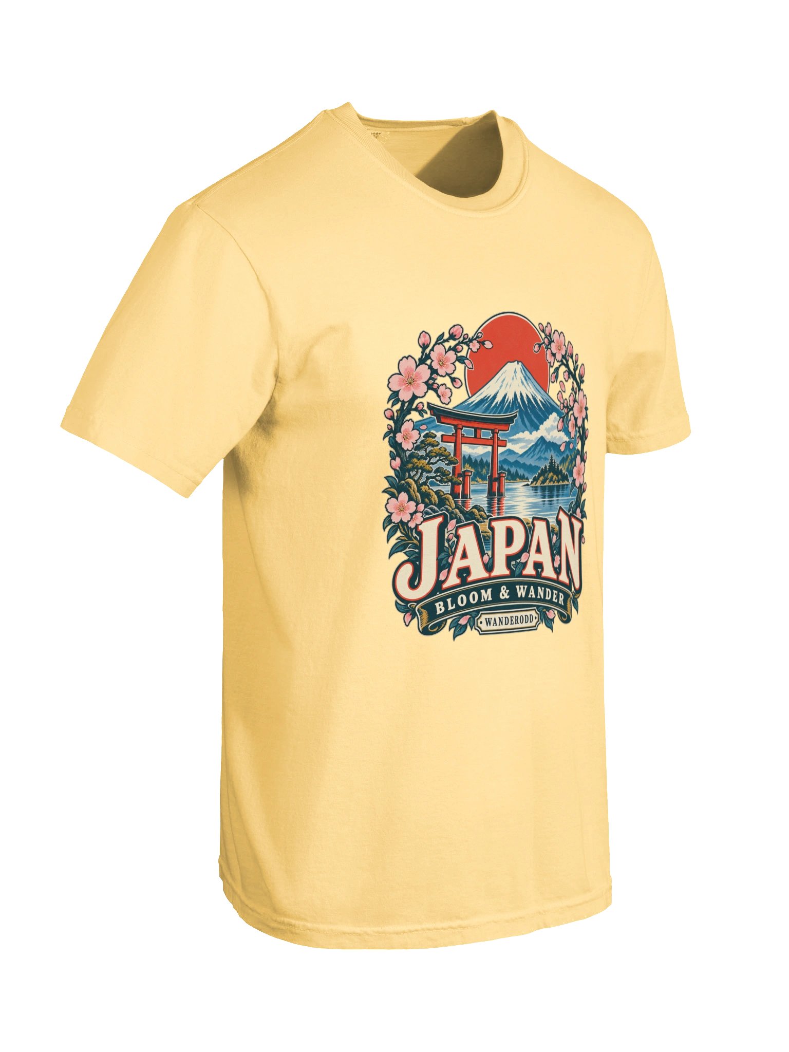 Japan Mount Fuji Graphic T-Shirt – Comfort Colors® | WanderOdd product image (118)
